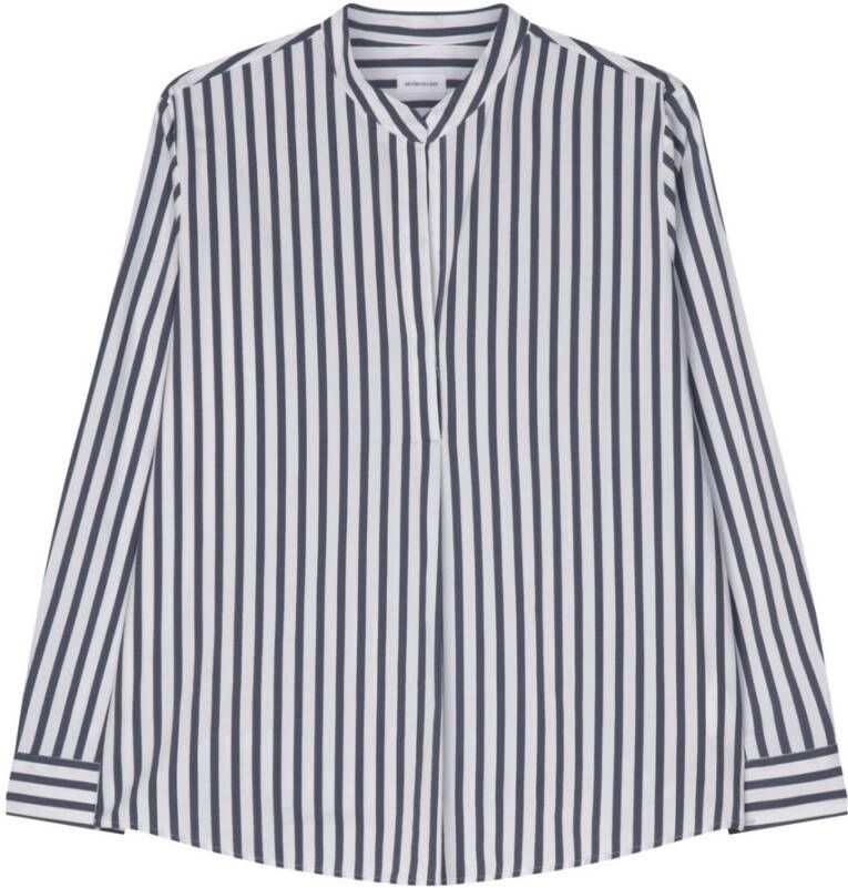 Seidensticker Klassieke blouse Zwarte roos Tuniek strepen