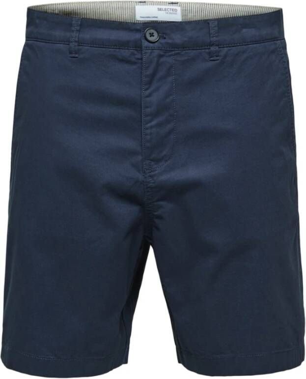Selected Homme Comfortabele Slh Shorts Blauw Heren