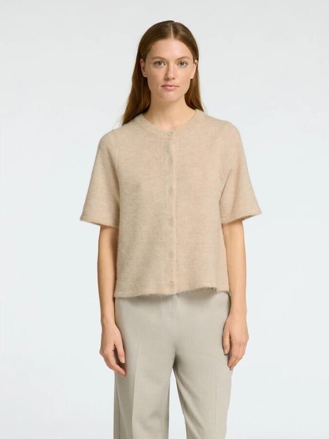 SELECTED FEMME Dames Truien & Vesten Slflulu 2 4 Knit Cardigan Beige - Foto 2