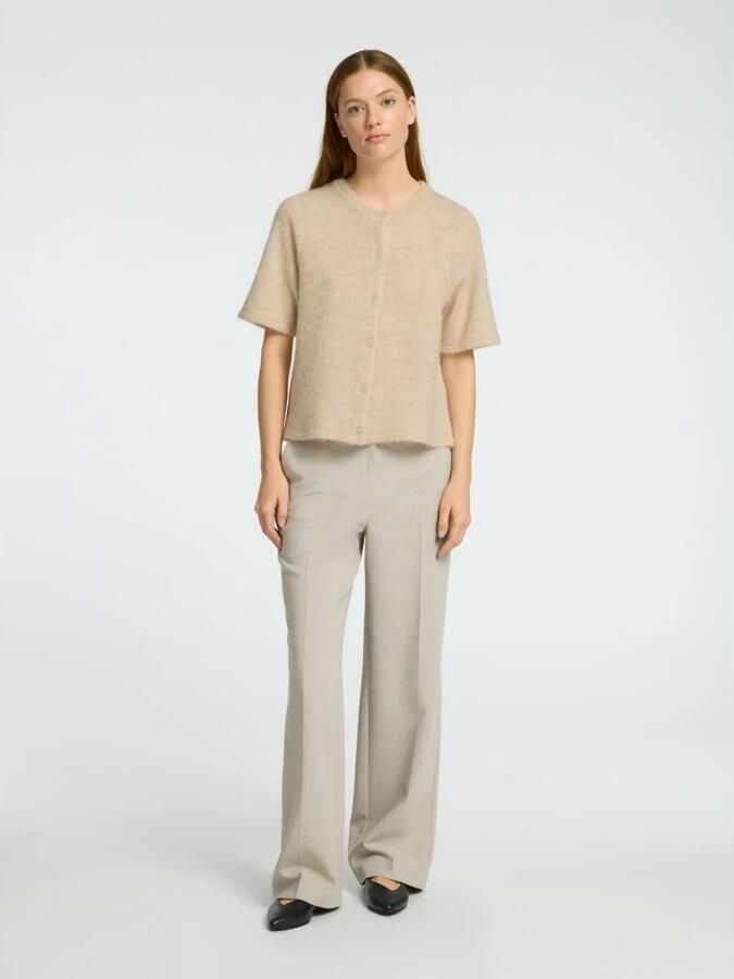 SELECTED FEMME Dames Truien & Vesten Slflulu 2 4 Knit Cardigan Beige - Foto 3