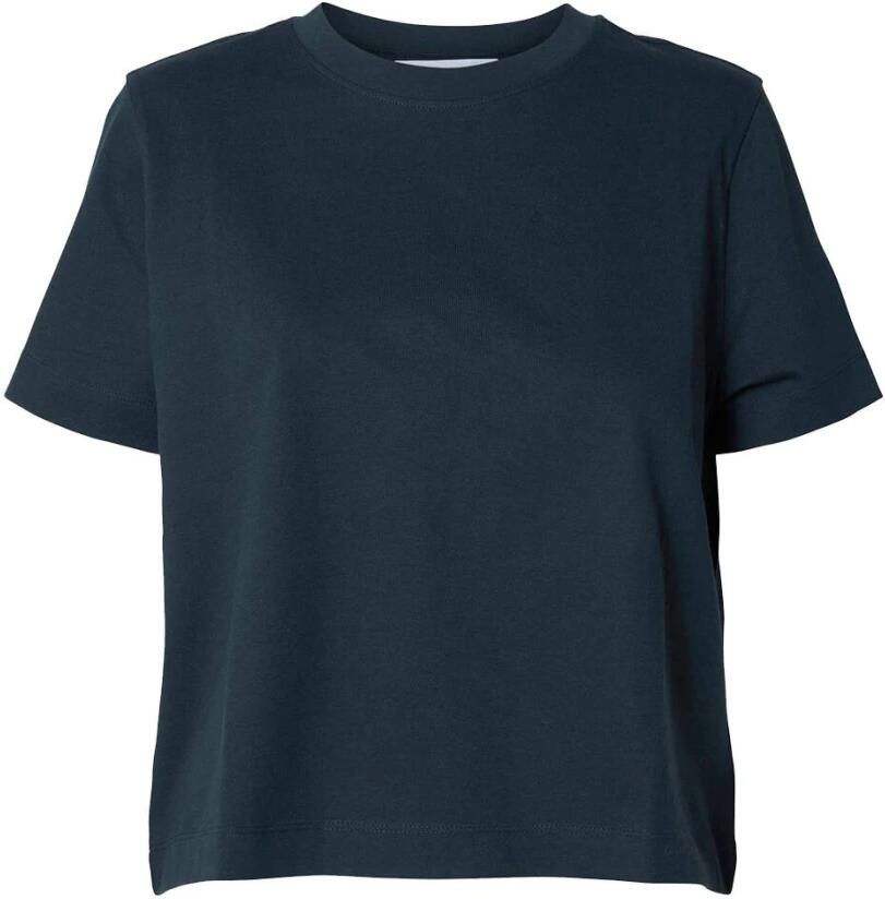 Selected T-shirt met ronde hals model 'ESSENTIAL'