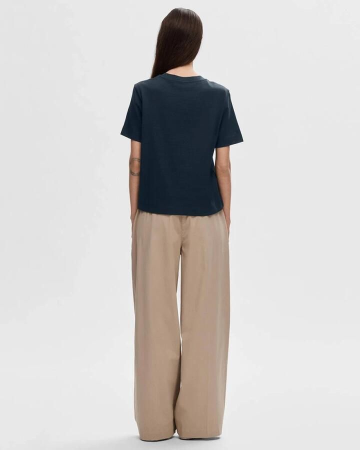 Selected T-shirt met ronde hals model 'ESSENTIAL' - Foto 4