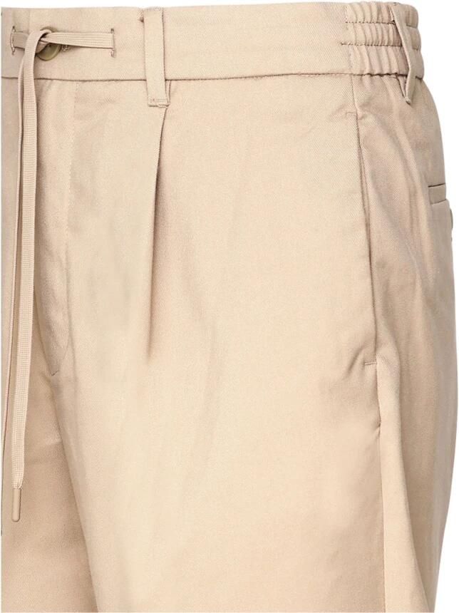 Selected Homme Tapered fit stoffen broek met bandplooien model 'LEROY'