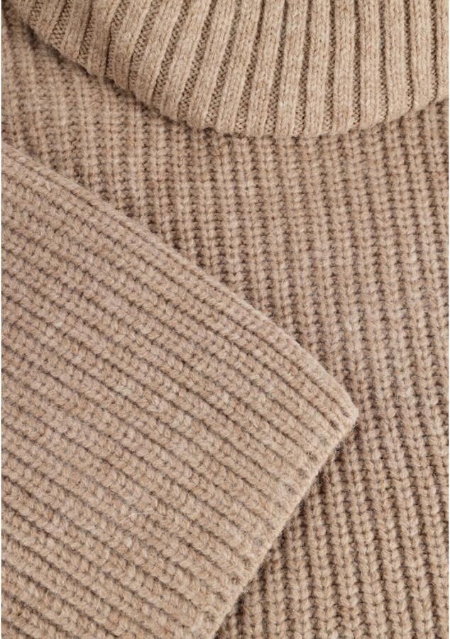 SELECTED FEMME Dames Truien & Vesten Slfmary Ls Long Knit Roll Neck Bruin - Foto 5