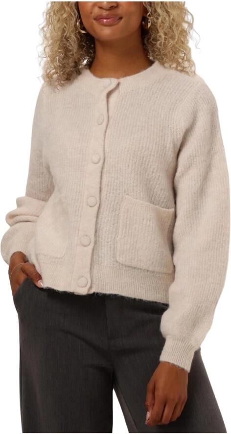 SELECTED FEMME Dames Truien & Vesten Slfsia Ras Ls Knit Pocket Beige - Foto 3
