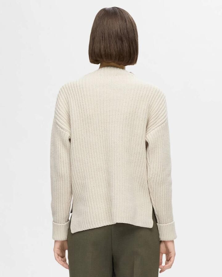 SELECTED FEMME Dames Truien & Vesten Selma Ls Knit Pullover B Beige - Foto 8