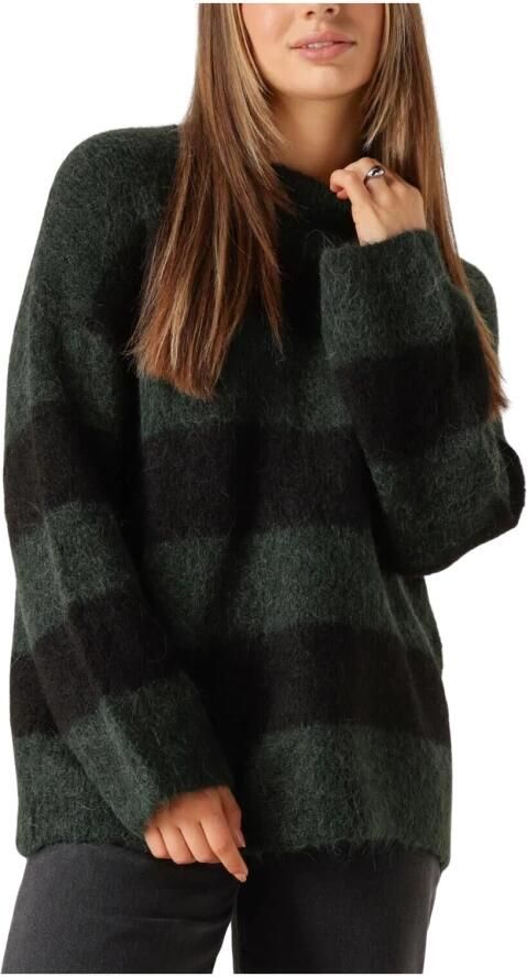 SELECTED FEMME Dames Truien & Vesten Slfgabella Ls Knit O-neck Camp Groen - Foto 7