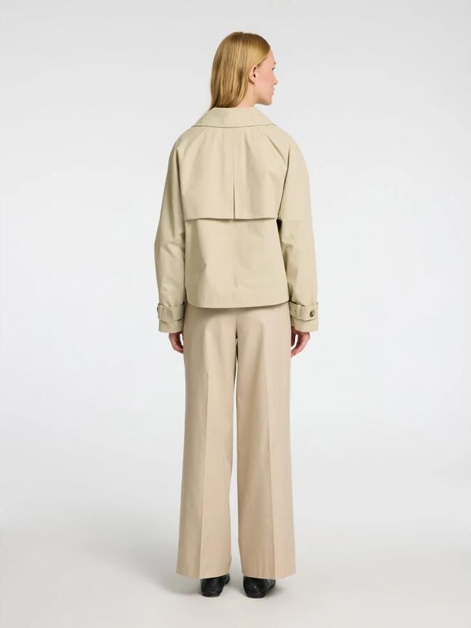 SELECTED WOMEN Dames Jassen Slfcilo Short Trenchcoat Beige - Foto 7