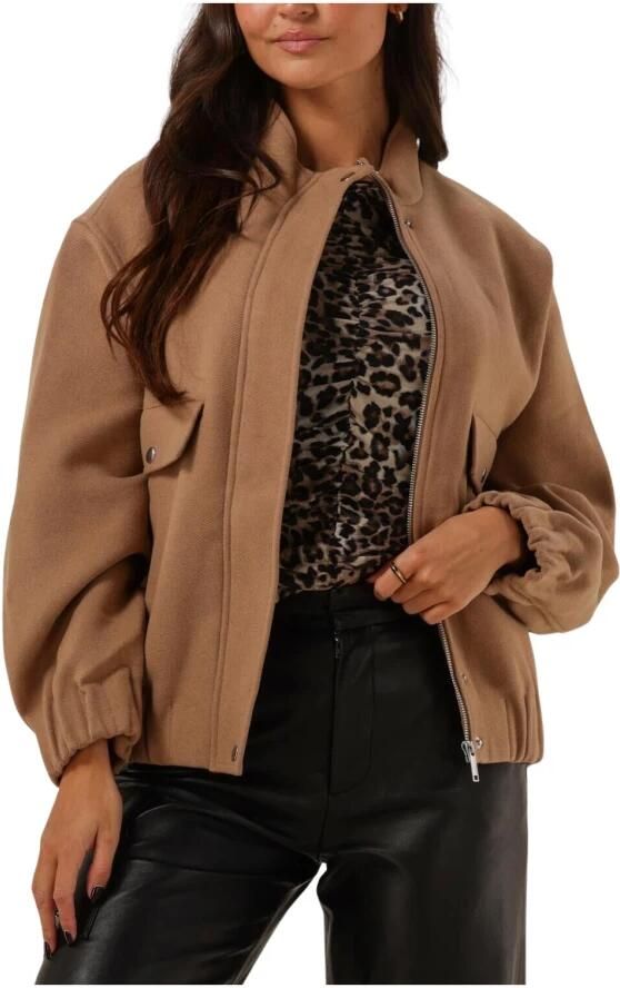 Selected Femme Kameel Bomberjack voor vrouwen Brown Dames - Foto 3