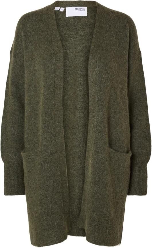 SELECTED FEMME Dames Truien & Vesten Lulu New Ls Knit Long Cardigan B Groen - Foto 10