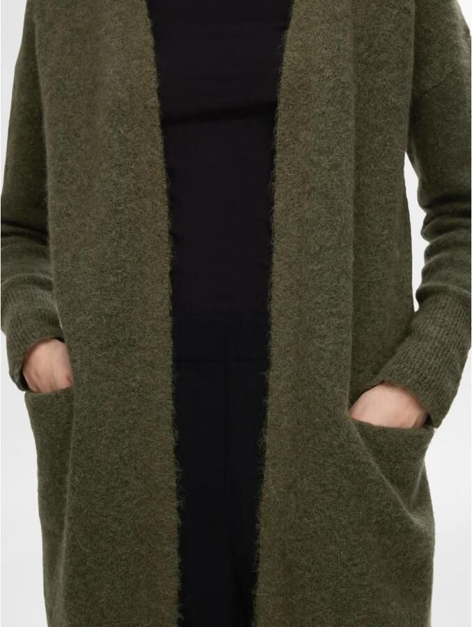 SELECTED FEMME Dames Truien & Vesten Lulu New Ls Knit Long Cardigan B Groen - Foto 6