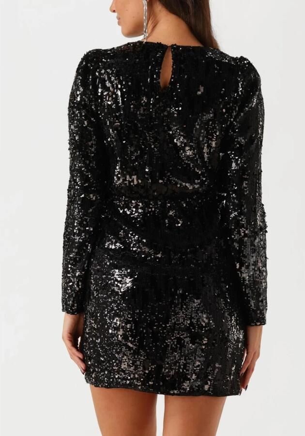 Selected Femme Paillet Mini Jurk voor Glamoureuze Avonden Black Dames - Foto 6