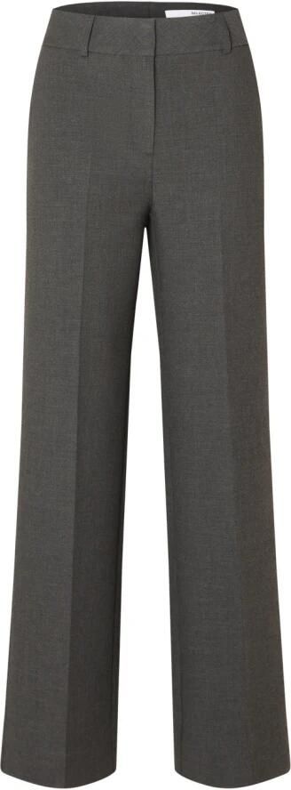 SELECTED FEMME wide leg pantalon SLFRITA van gerecycled polyester grijs - Foto 9