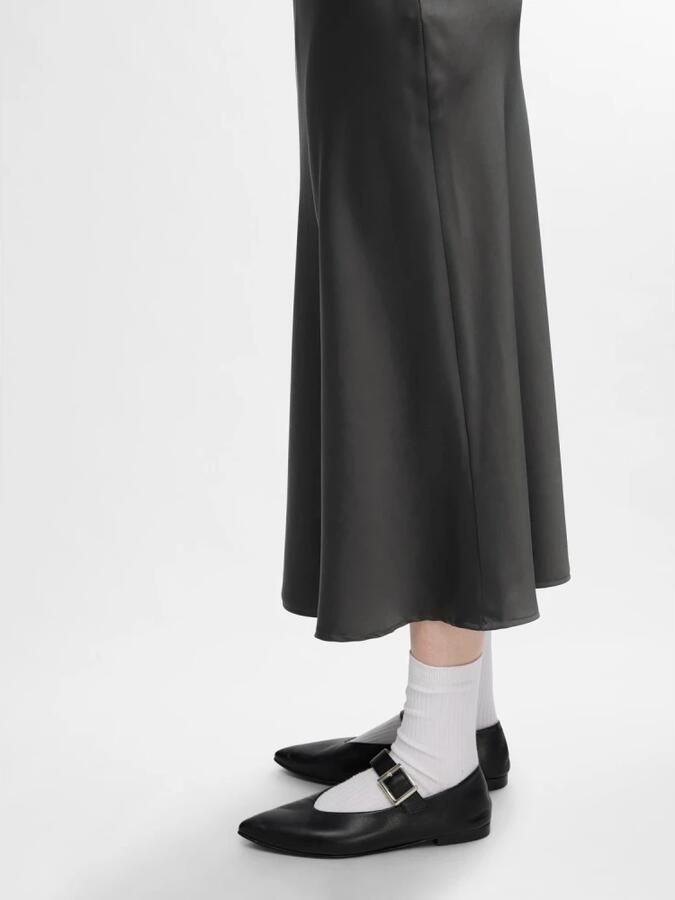 Selected Femme Midirok met ritssluiting opzij model 'LENA' - Foto 8