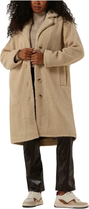 SELECTED FEMME Dames Jassen Lana Teddy Coat B Ecru - Foto 3