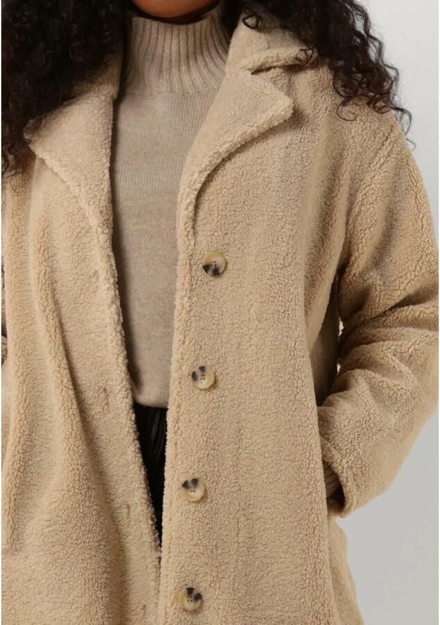 SELECTED FEMME Dames Jassen Lana Teddy Coat B Ecru - Foto 1