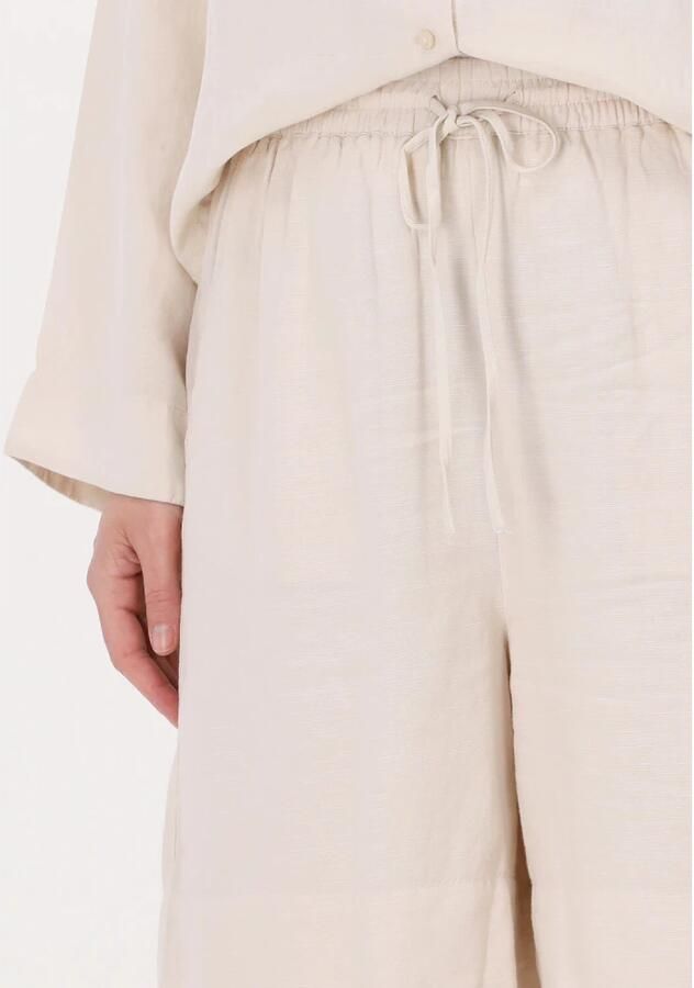 Selected Femme Slflena High Waist Shorts Beige Dames