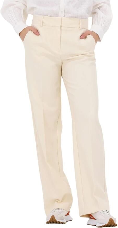 SELECTED FEMME Dames Broeken Slfrita Mw Wide Pant Zand - Foto 4