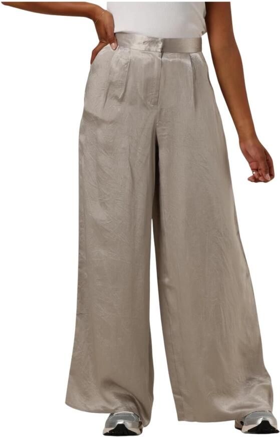 Selected Femme Wide leg stoffen broek in metallic model 'SELENE' - Foto 3