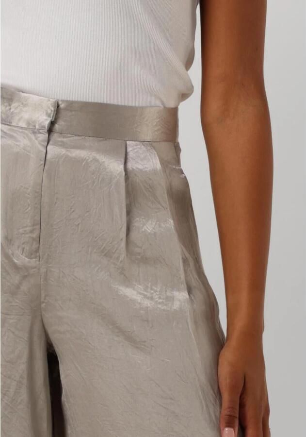 Selected Femme Wide leg stoffen broek in metallic model 'SELENE'
