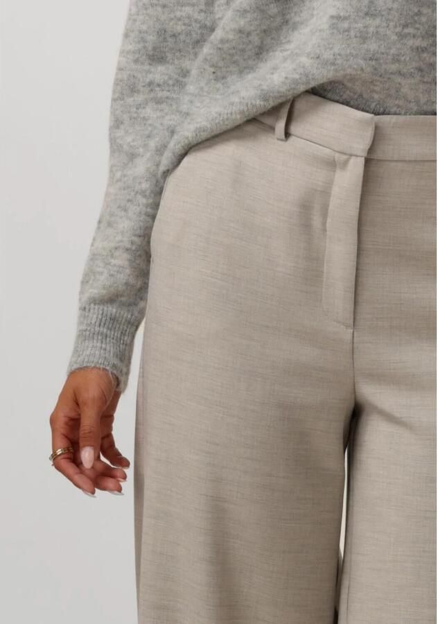 Selected Femme Wide leg stoffen broek met persplooien model 'RITA-PAXA'