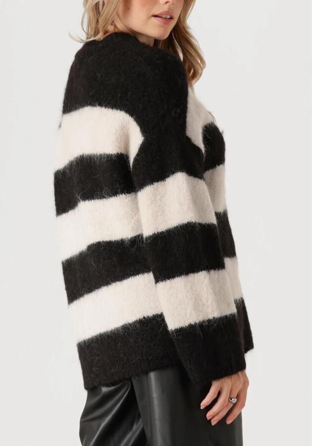 SELECTED FEMME Dames Truien & Vesten Slfgabella Ls Knit O-neck Camp Zwart - Foto 10