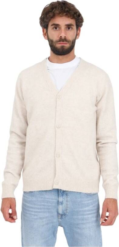 Selected Homme Beige Alpaca Cardigan voor Heren Beige Heren