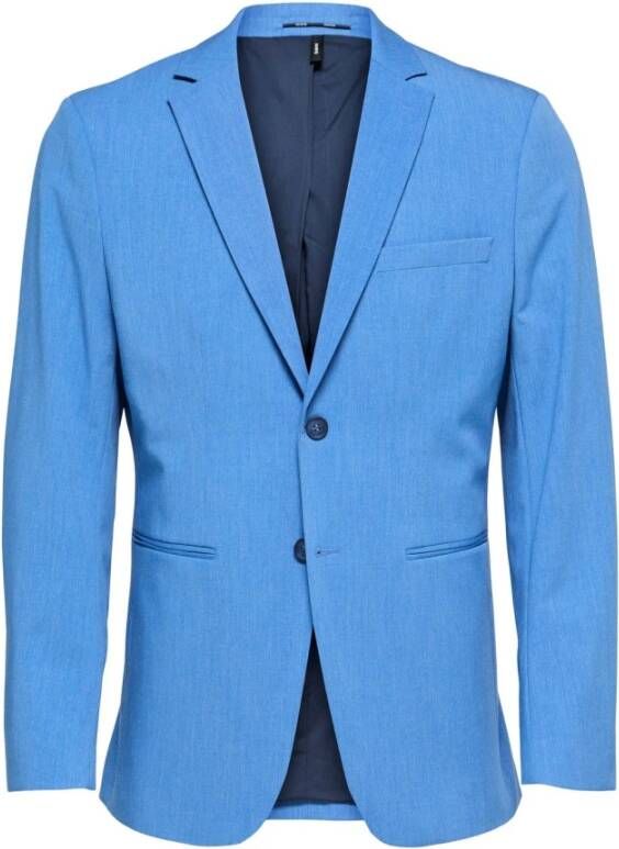 Selected Homme Jacket 16088563 Blauw Heren