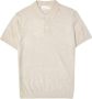 SELECTED HOMME Heren Polo's & T-shirts Slhtown Ss Knit Polo B Beige - Thumbnail 2