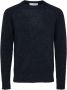 Selected Homme Gebreide pullover met ribboorden model 'RAI' - Thumbnail 1