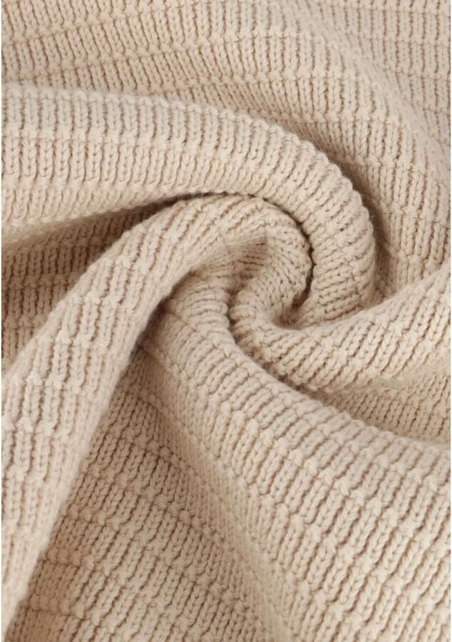 SELECTED HOMME Heren Truien & Vesten Slhtheo Ls Knit Structure Half Zip Beige - Foto 1