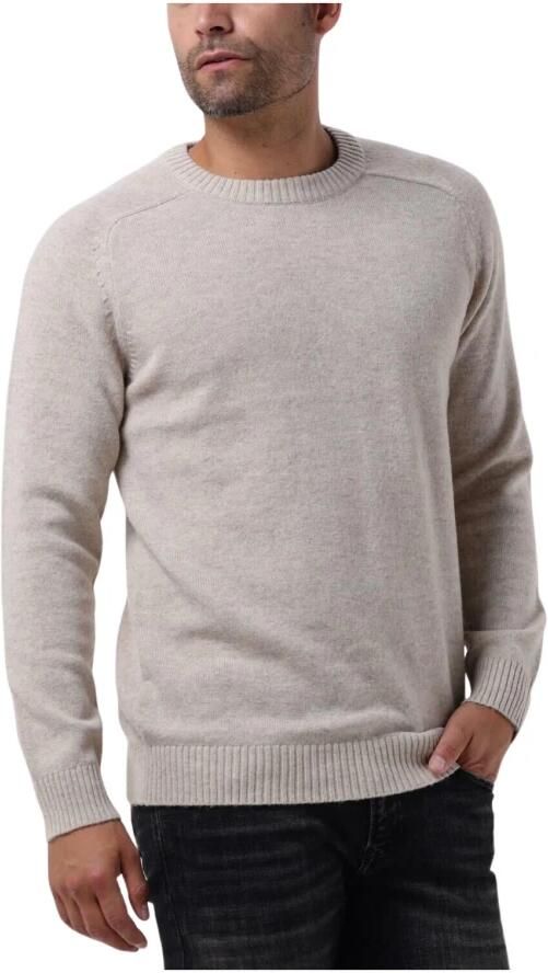 SELECTED HOMME Heren Truien & Vesten Newcoban Lambs Wool Crew Neck W Beige - Foto 6