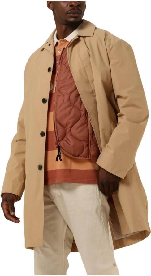 SELECTED HOMME Heren Jassen Slhdalton Mac Coat W Beige - Foto 3