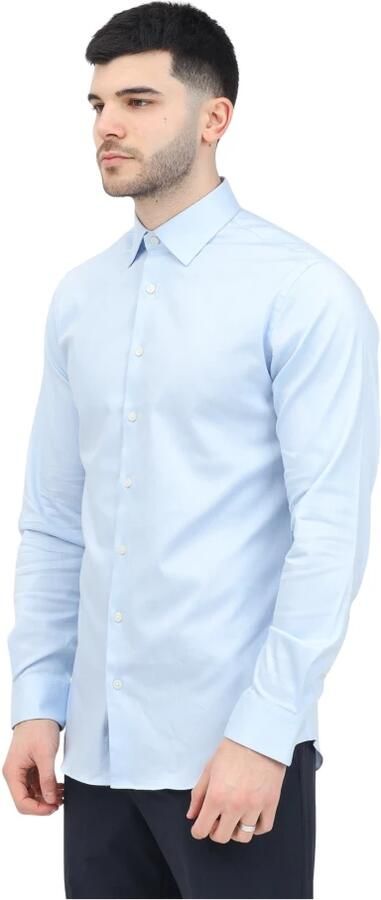 Selected Overhemd Lange Mouw 16092939 SLIM-PERFORMANCE-LIGHT BLUE MIXED WITH WHITE - Foto 10