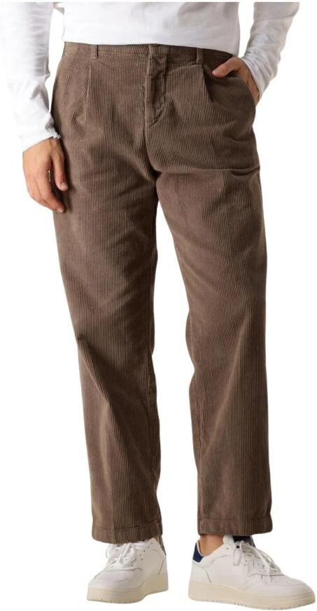 SELECTED HOMME Heren Broeken Slh220-loose Tristan Cord Pant Bruin - Foto 5