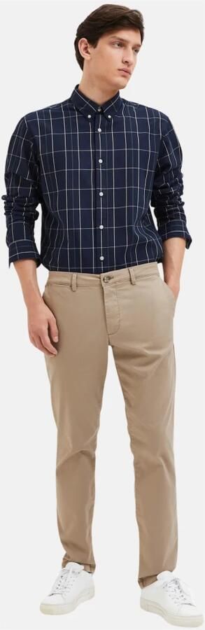 SELECTED HOMME Heren Broeken Slh175-slim New Miles Flex Pant Noos Beige - Foto 12