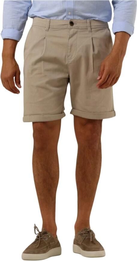 Selected Homme Beige Korte Broek Slhcomfort-gabriel Shorts W - Foto 4