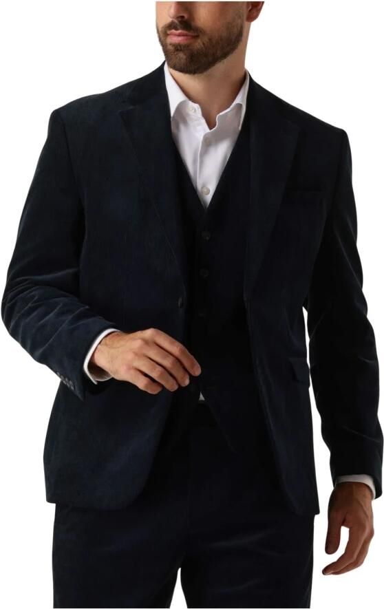 SELECTED HOMME Heren Colberts Slhreg-duca Corduroy Blz Donkerblauw - Foto 7