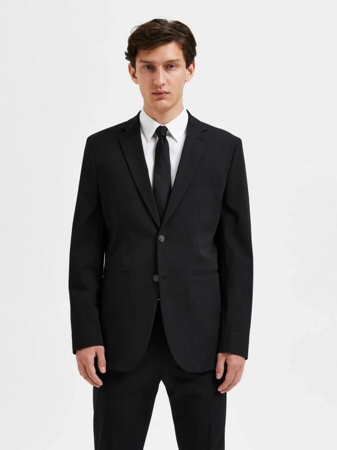 Selected Homme Slim fit colbert met viscose model 'LIAM' - Foto 11