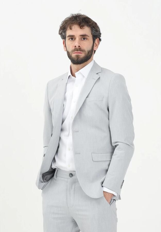 Selected Homme Slim fit 2-knoops colbert met klepzakken - Foto 5