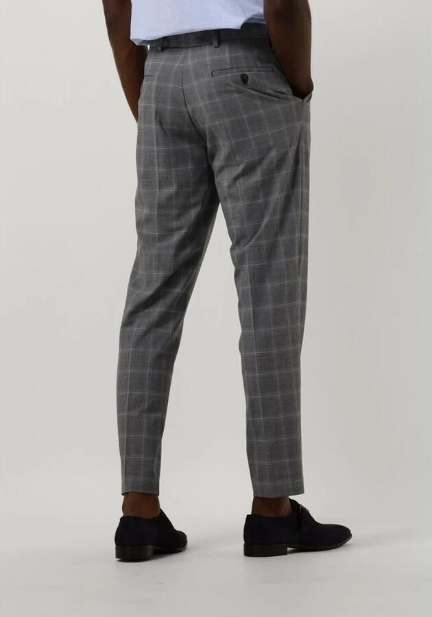 Selected Homme Heren Broeken Slhslim-liam Grey blue Check Trs Flex B Gray Heren - Foto 2