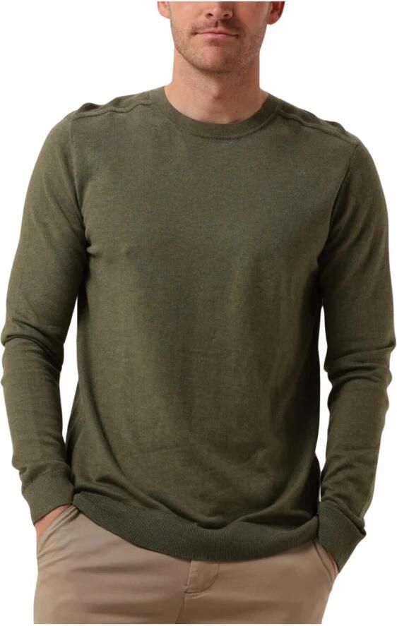 SELECTED HOMME Heren Truien & Vesten Slhberg Crew Neck Noos Groen - Foto 7