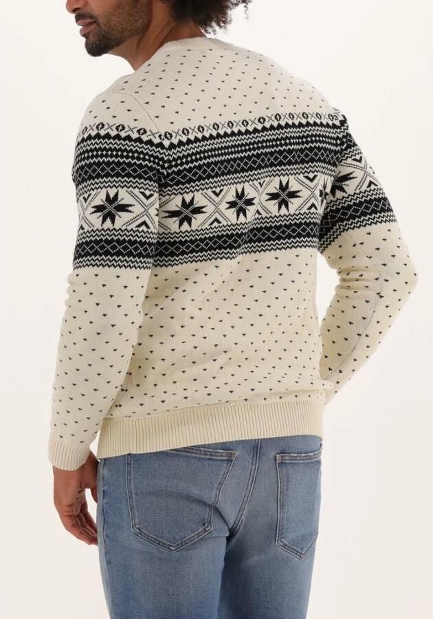 SELECTED HOMME Heren Truien & Vesten Claus Ls Knit Crew Neck Gebroken Wit - Foto 2