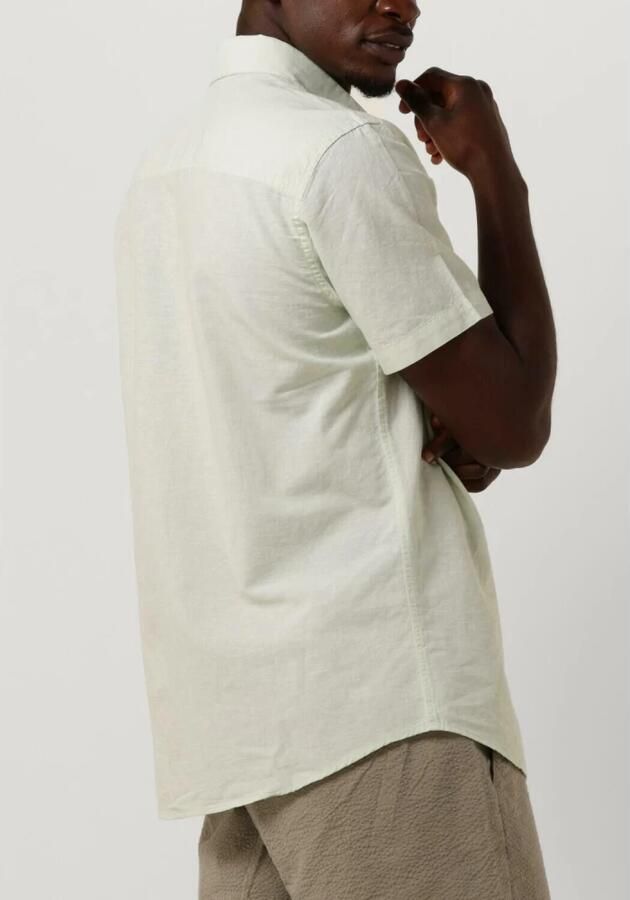 Selected Homme Heren Overhemden Slhslimnew-linen Shirts Ss Classic W Green Heren - Foto 5