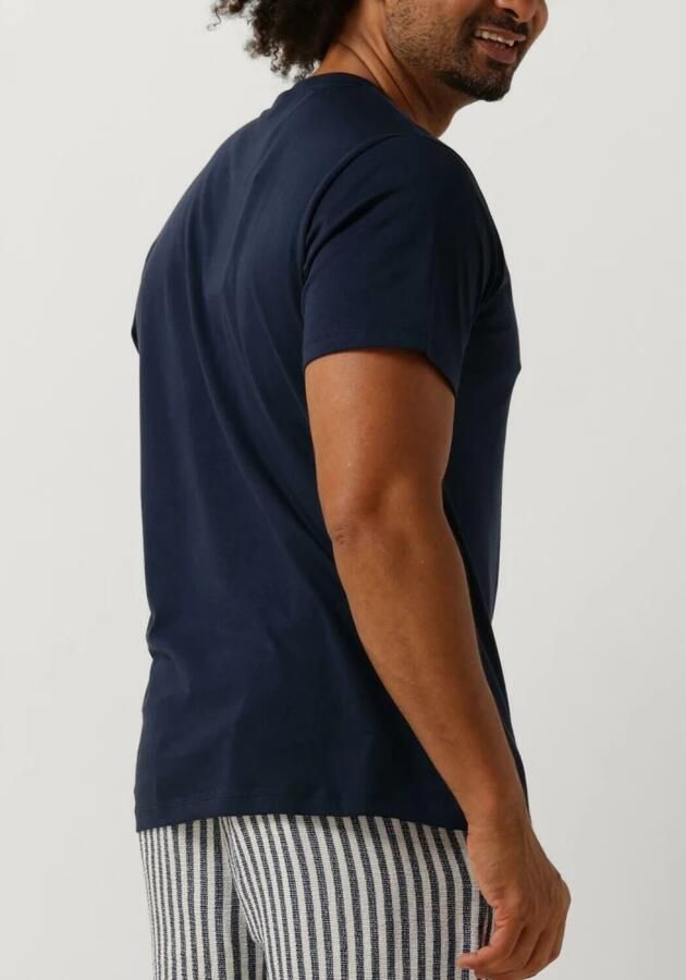 SELECTED HOMME Heren Polo's & T-shirts Slhconran Print Ss O-neck Tee Donkerblauw - Foto 2