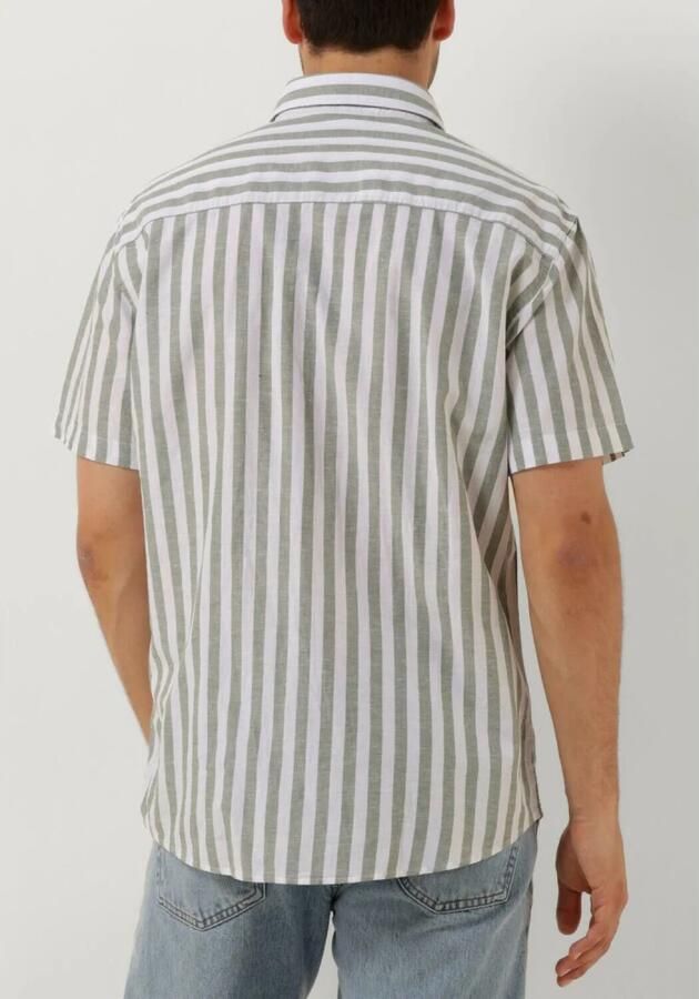 SELECTED HOMME Heren Overhemden Slhregnew-linen Shirt Ss Classic Beige - Foto 3