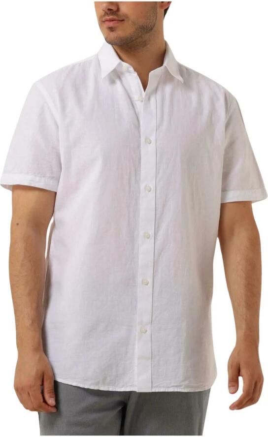 Selected Homme Witte Casual Overhemd Slhslimnew-linen Shirts Ss Classic W - Foto 7