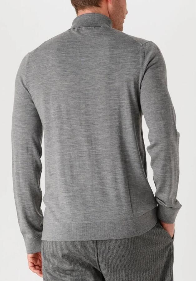 SELECTED HOMME Heren Truien & Vesten Slhtray Ls Knit Merino Roll Neck Grijs - Foto 6