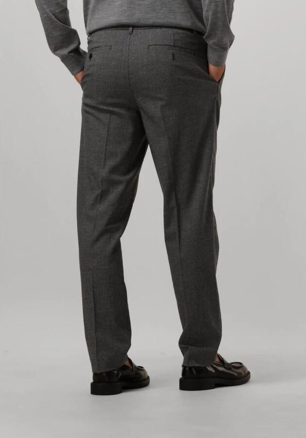 SELECTED HOMME Heren Broeken Slh190-reg Tapered Leroy Pleat Pans Donkergrijs - Foto 2