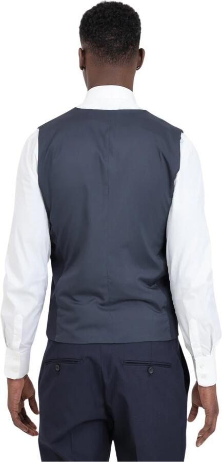 Selected Homme Slim fit gilet met paspelzakken model 'LIAM' - Foto 3